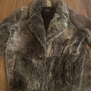 Faux for coat